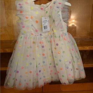 Lola + The Boys Multicolor Polka Dot Dress